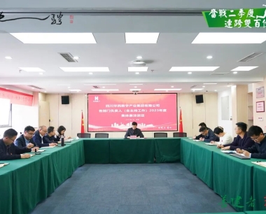 華西數産召開各部門負責人(rén)（含主持工作）2023年度集體廉潔談話