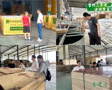 【奮戰二季度 連跨雙百億】持續發力，華西集采集供考察小組再赴廣西考察木模闆生産廠家