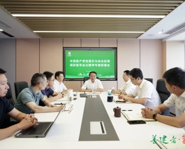 公司召開貫徹落實集團黨委副書記、副董事長、總經理馬林調研督導會議精神專題部署會