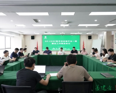 【全力實現“雙過半”，确保全年“滿堂彩”】公司召開DP-CDRP數字供應鏈平台（一(yī / yì ／yí)期）建設工作推進會